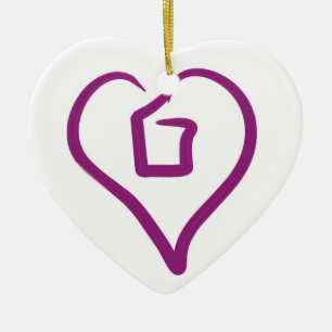Décoration En Céramique Polyamory : Amour en dehors de la boîte - ornemen