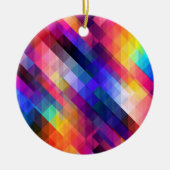 Décoration En Céramique Polygon abstract couleur pattern (Devant)