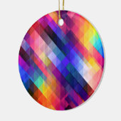 Décoration En Céramique Polygon abstract couleur pattern (Gauche)