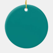 Décoration En Céramique Pom-pom girl vert turquoise (Dos)