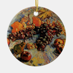 Décoration En Céramique Pommes, Poires, Citrons, Raisins par Vincent van G