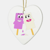 DÉCORATION EN CÉRAMIQUE POMPES À CRÈME DE GLACE (Gauche)