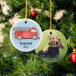 Décoration En Céramique Pompier Camion de pompier photo Keepsaké Noël<br><div class="desc">Fire Truck Fireman Photo Keepsaké Noël Ornement * Des produits de coordination seront disponibles dans notre boutique. Contactez-nous si vous avez besoin que cette conception s'applique à un produit spécifique pour créer votre propre article de correspondance unique! Merci tellement pour voir un DoodleLulu par 2 juin conception de bogues!</div>