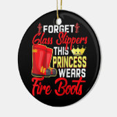 Décoration En Céramique Pompier féminin Pompier (Gauche)