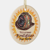 Décoration En Céramique Pompier volontaire (Droite)