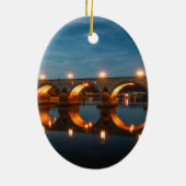 Décoration En Céramique Pont à Koblenz Allemagne (Dos)