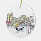 Décoration En Céramique Pont du Rialto, Venise (Gauche)