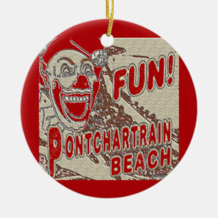 Décoration En Céramique Pontchartrain Beach Clown