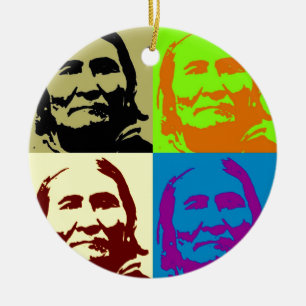 Décoration En Céramique Pop Art Freedom Fighter Geronimo