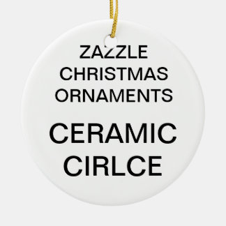 Décoration En Céramique Porcelaine personnalisée Arbre de Noël rond
