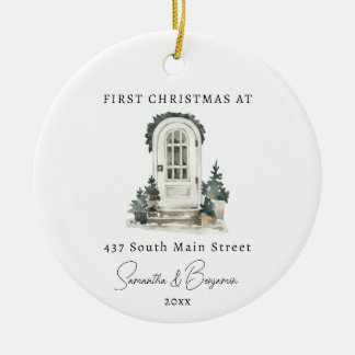 Décoration En Céramique Porte d'entrée Nouveau Accueil Cadeau de Noël