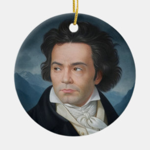Décoration En Céramique Portrait classique de Beethoven