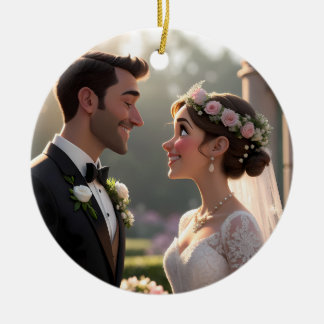 Décoration En Céramique Portrait de dessin 3D personnalisé à partir d'une