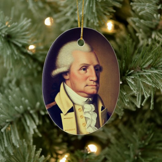 Décoration En Céramique Portrait de George Washington (1790) (Arbre)