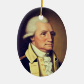 Décoration En Céramique Portrait de George Washington (1790) (Devant)