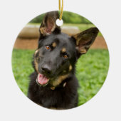 Décoration En Céramique Portrait d'un berger allemand (Devant)