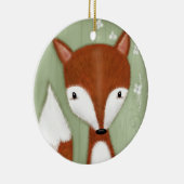 Décoration En Céramique Portrait Fox (Droite)