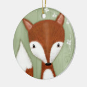 Décoration En Céramique Portrait Fox (Gauche)