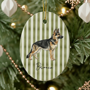 Décoration En Céramique Portrait pour animal de compagnie tiré à la main A