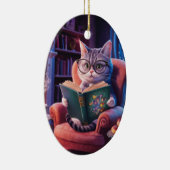 Décoration En Céramique portrat de chat (Droite)