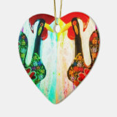 Décoration En Céramique Portuguese folk art (Gauche)