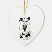 Décoration En Céramique Possum hurlant (Gauche)