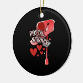 Décoration En Céramique Postal worker heart - love postal worker (Gauche)