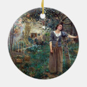 Décoration En Céramique Poster de Jules Bastien-Lepage Jeanne d'Arc (Dos)