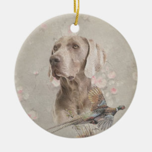 Décoration En Céramique Poster Weimaraner Tapestry Bouton d'impression acr