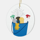 Décoration En Céramique Pot d'approvisionnement de nettoyage (Gauche)