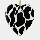 Décoration En Céramique Pots de vache noir simple Animal (Droite)