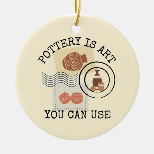 Décoration En Céramique Pottery (Devant)