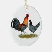 Décoration En Céramique Poule bleue du Delaware (Droite)