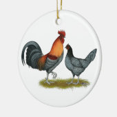 Décoration En Céramique Poule bleue du Delaware (Gauche)