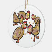 Décoration En Céramique Poulet (Gauche)