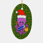Décoration En Céramique Poulpe de Noël (Droite)