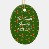 Décoration En Céramique Poulpe de Noël (Dos)