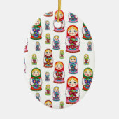 Décoration En Céramique poupées russes (Devant)