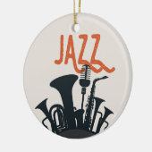 Décoration En Céramique Pour ceux qui aiment le jazz. (Gauche)