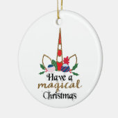 Décoration En Céramique Pour Noël Magique De Ma Petite-Fille (Gauche)