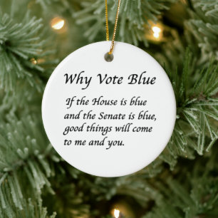 Décoration En Céramique Pourquoi voter bleu en 2024