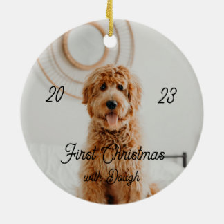 Décoration En Céramique premier bonhomme de neige