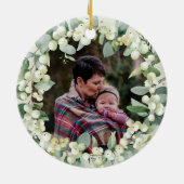 Décoration En Céramique Premier grand-parent de Noël/toute photo relative (Dos)