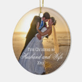 Décoration En Céramique Premier mari et femme de Noël (Gauche)