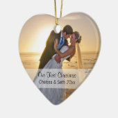 Décoration En Céramique Premier Modèle photo de Noël (Gauche)