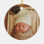 Décoration En Céramique Premier Monogramme de Noël (Devant)