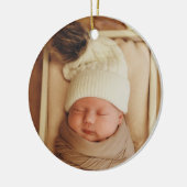 Décoration En Céramique Premier Monogramme de Noël (Gauche)