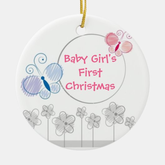 Décoration En Céramique Premier Noël (Devant)