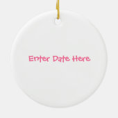 Décoration En Céramique Premier Noël (Dos)