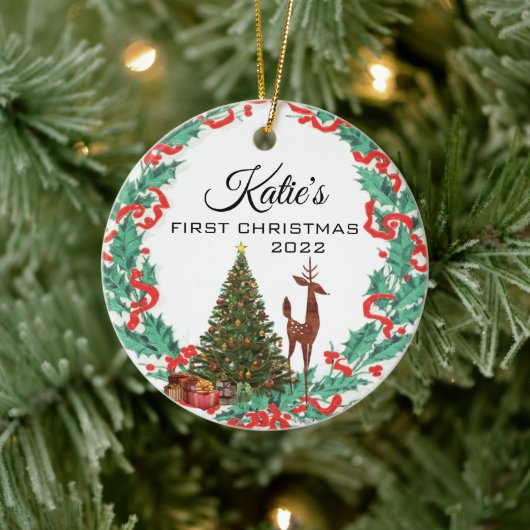 Décoration En Céramique Premier Noël (Arbre)